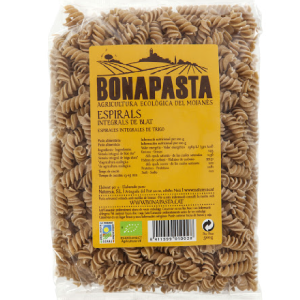 espirals d'espelta integral 500 g Bonapasta