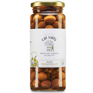 oliva manzanilla verda 350 g Cal Valls