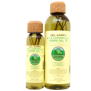 gel xampú camamilla i arbre del tè 750 ml Giura