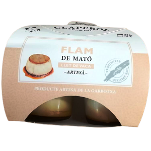flam de mató 2 x 128 g Mas Claperol