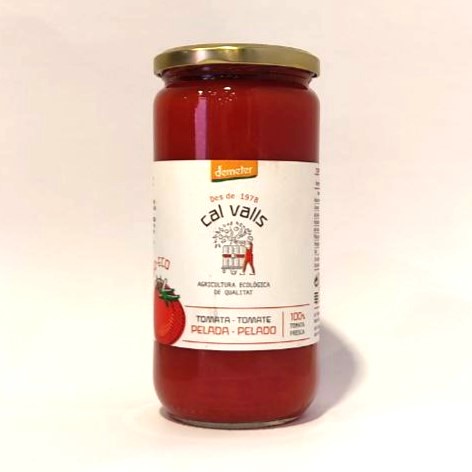tomàquet pelat sencer 660 g Cal Valls
