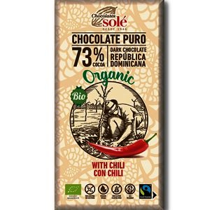 xocolata negra 73% amb xili CJ 100 g Solé