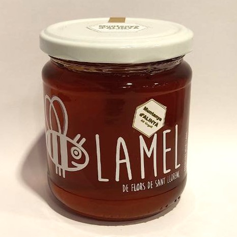mel de muntanya 500 g La mel de flors de sant llorenç, envàs retornable