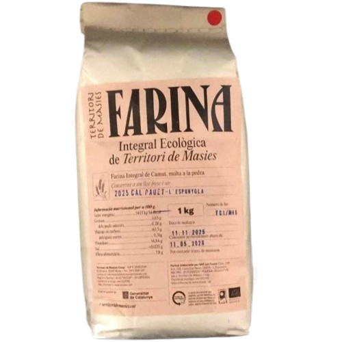 farina de camut integral 1kg Territori de Masies