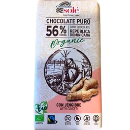 [90219] xocolata negra amb gingebre 56% CJ 100 g Solé