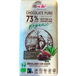 [90220] xocolata negra amb atzavara 73% CJ 100 g Solé