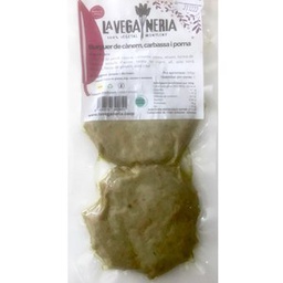 [90578] hamburguesa de cànem, carbassa i poma 2 u 200 g La Veganeria