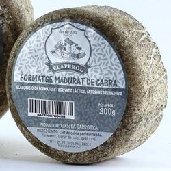 [90707] formatge madurat de cabra Garrotxa SP 350 g Claperol