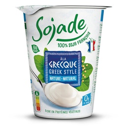 [1129] postre vegetal de soja grec 400 g Sojade