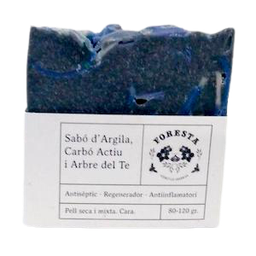 [1289] sabó d'argila, carbó i arbre del te 100 g Foresta