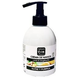 [1520] crema de mans llimona i gingebre 300 ml Naturabio