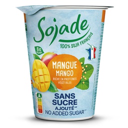 [1960] postre vegetal de soja de mango sense sucre 400 g Sojade