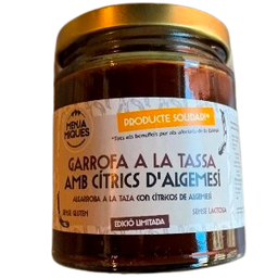 [2022] garrofa a la tassa amb cítrics 240 g Menjamiques