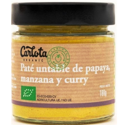 [2138] paté de papaia, poma i curri 180 g Carlota