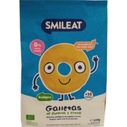 [2423] galetes d'espelta amb poma Infantils 220 g smileat